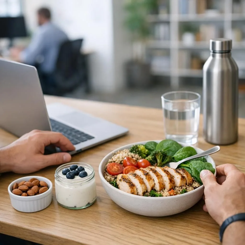 Proteinreiche Ernährung im Büro