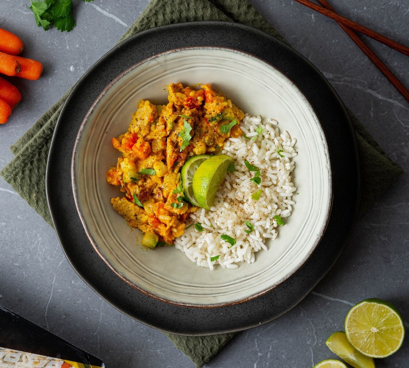 Reis - Thai-Curry