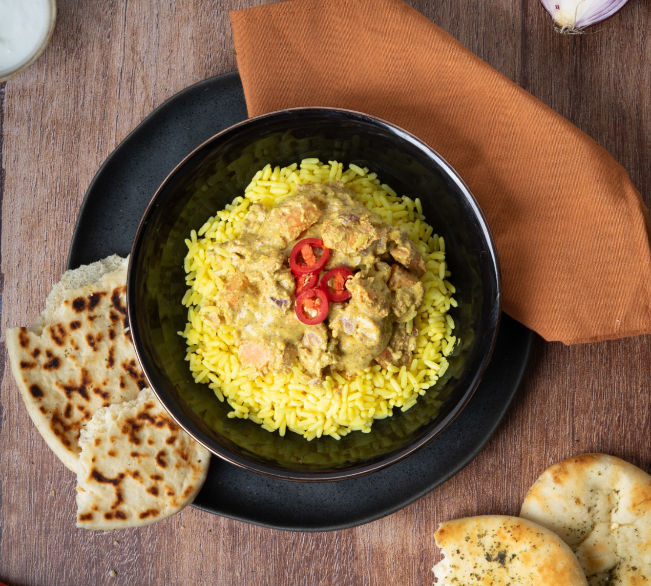 Gelber Reis - Vega Hähnchen Tandoori [VEGA]