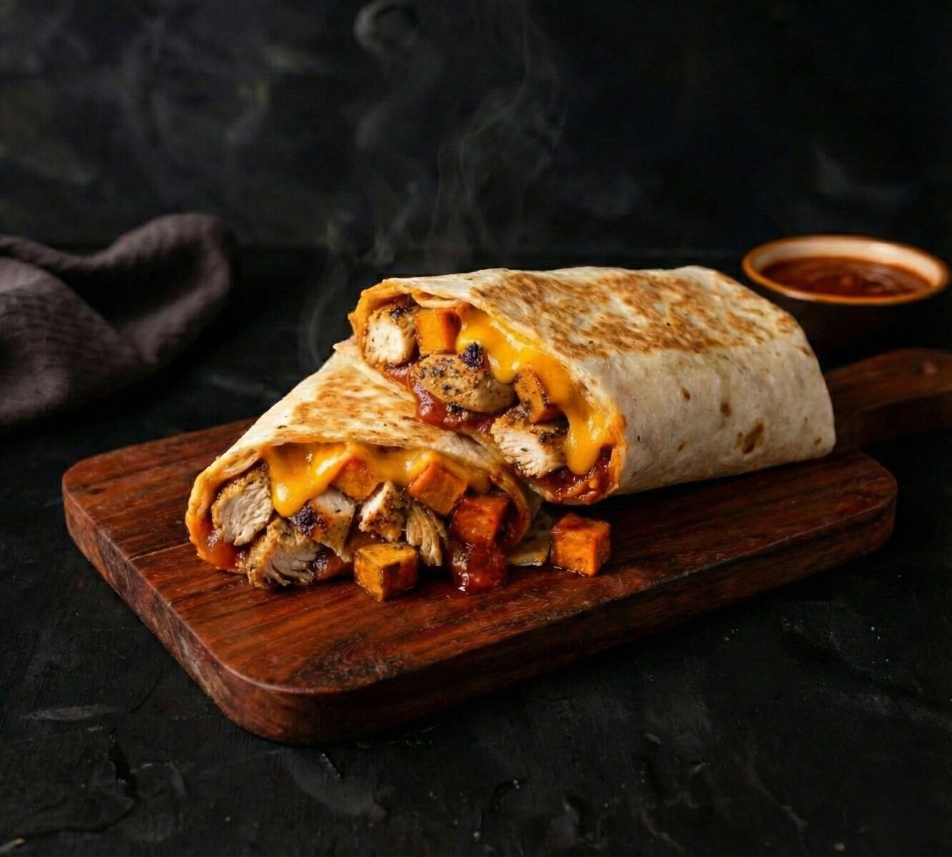 Marrakesch-Hähnchen-Burrito