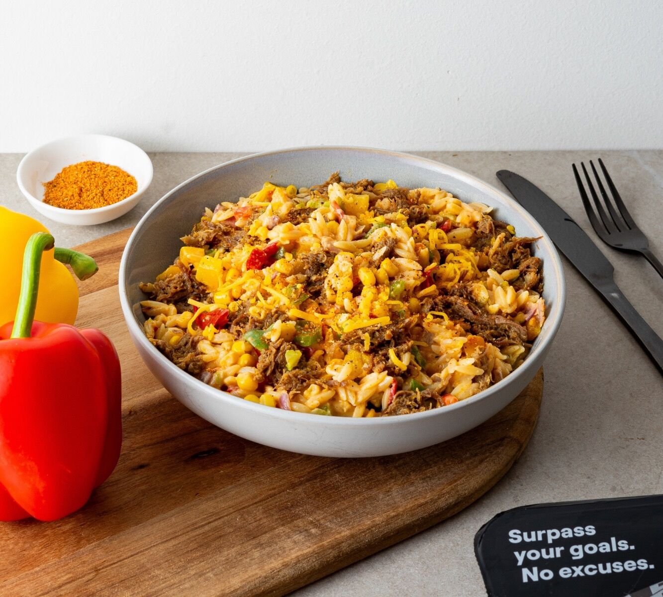 Mexikanische Orzo - Pulled Beef [BULK]
