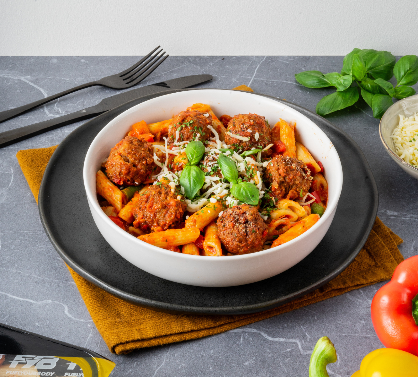 Pasta-Bolognese - Fleischbällchen [BULK]