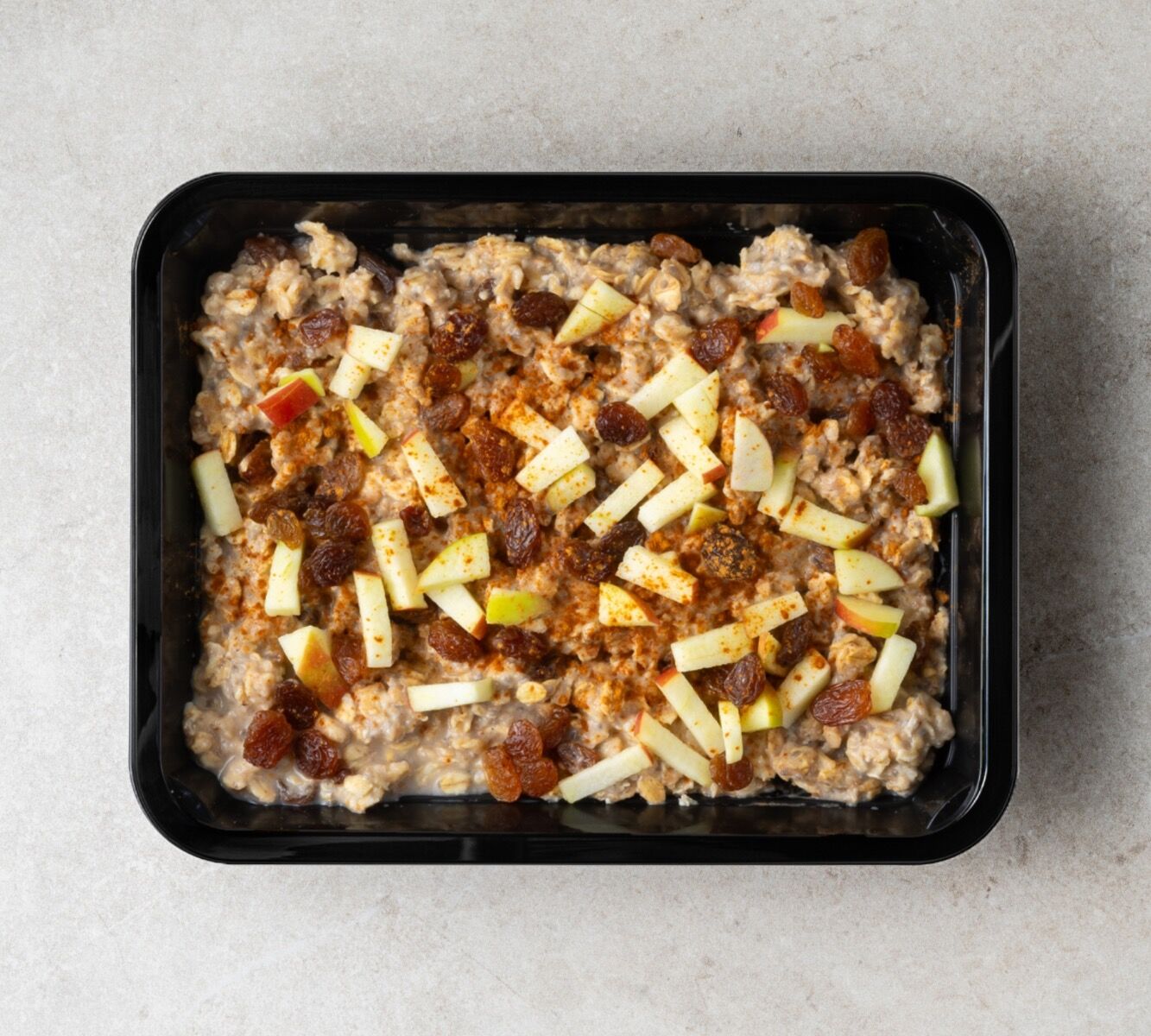 High Protein Overnight Oats - Apfelkuchen