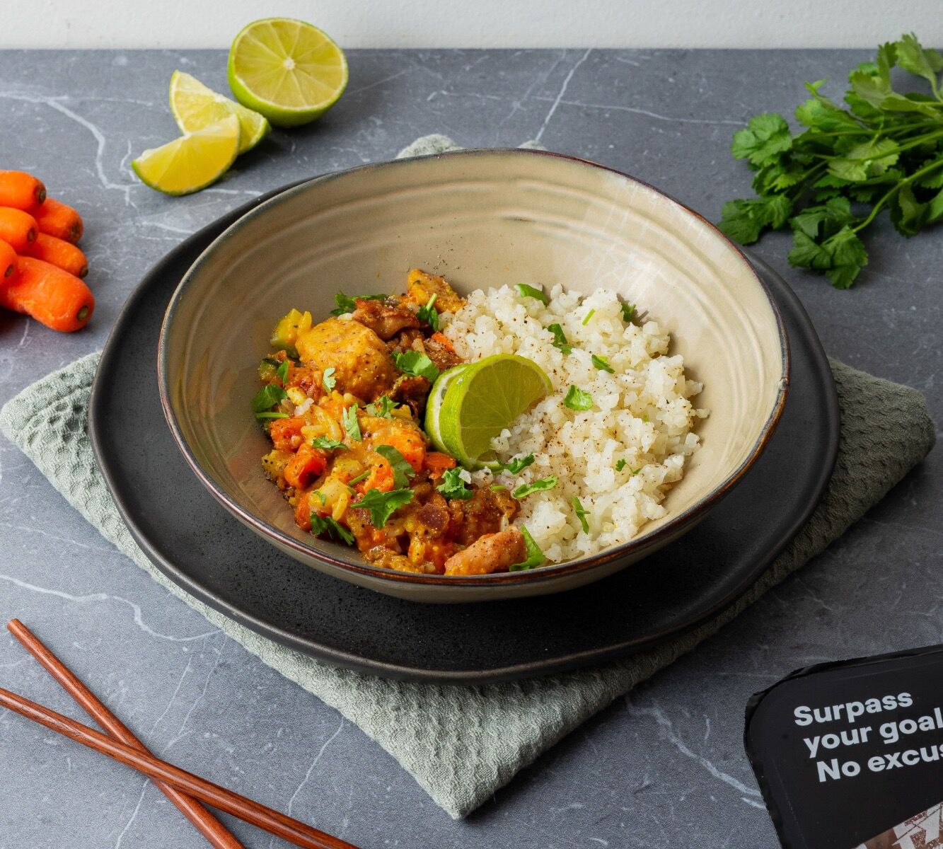 Blumenkohl-Reis - Thai-Curry [LOWCARB]