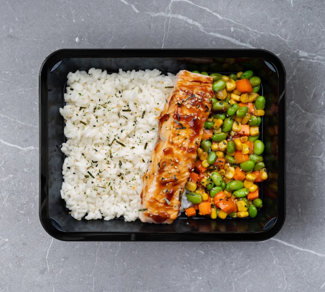 Reis - Lachs Teriyaki [BULK]