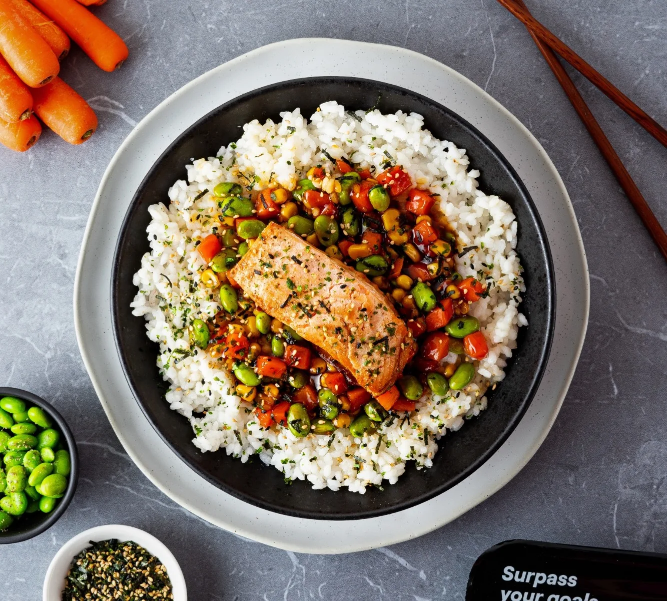 Reis - Lachs Teriyaki [BULK]