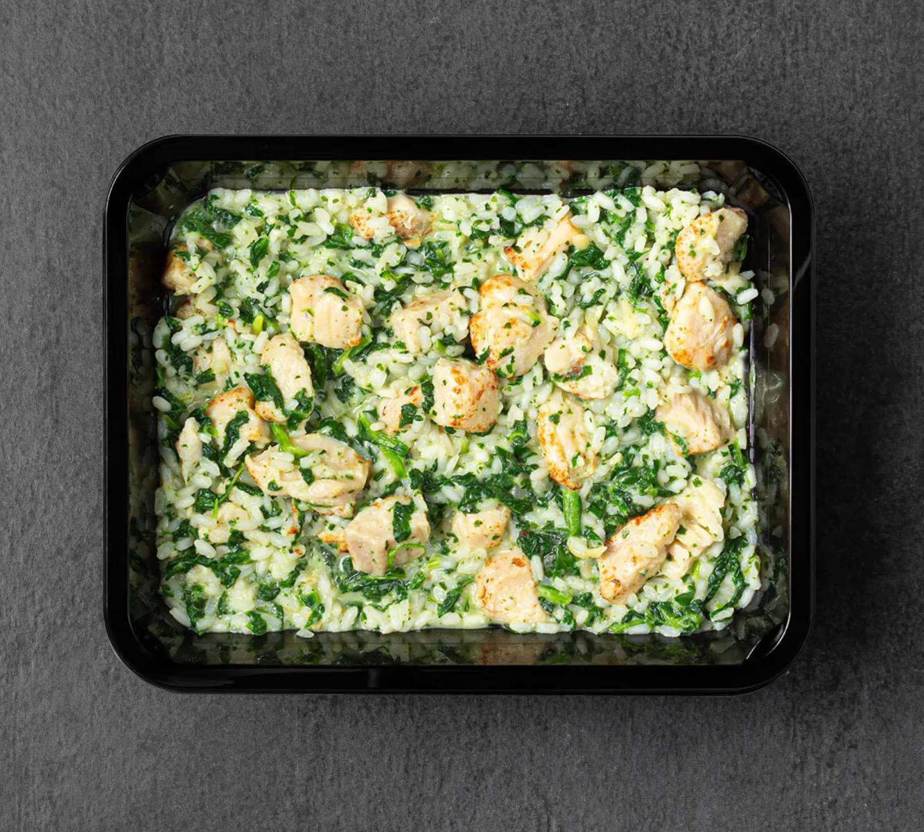 Risotto Spinazie - Hähnchen [BULK]