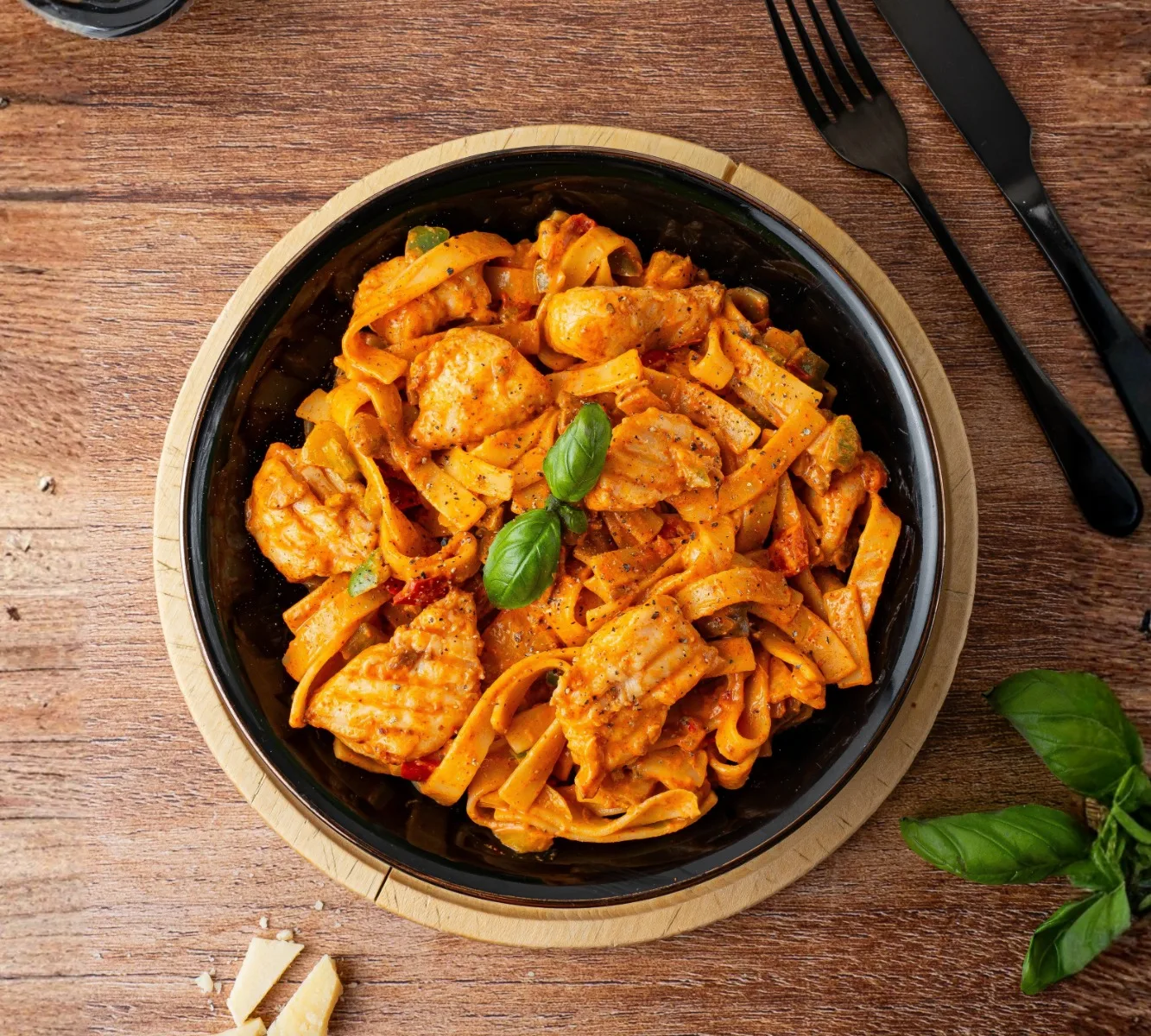 Tagliatelle Hähnchen Stroganoff [BULK]